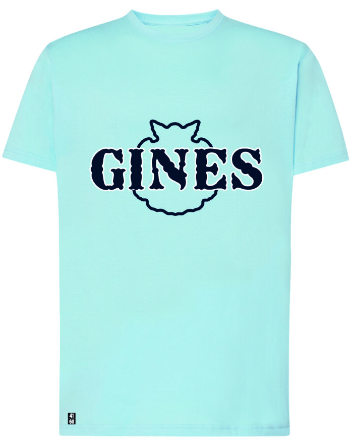 Gines (Celeste.Dibujo marino con borde blanco).